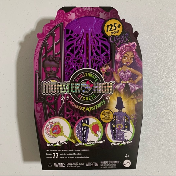 Monster High: Skulltimate Secrets Monster Mysteries Clawdeen Wolf Doll-New - Picture 5 of 8